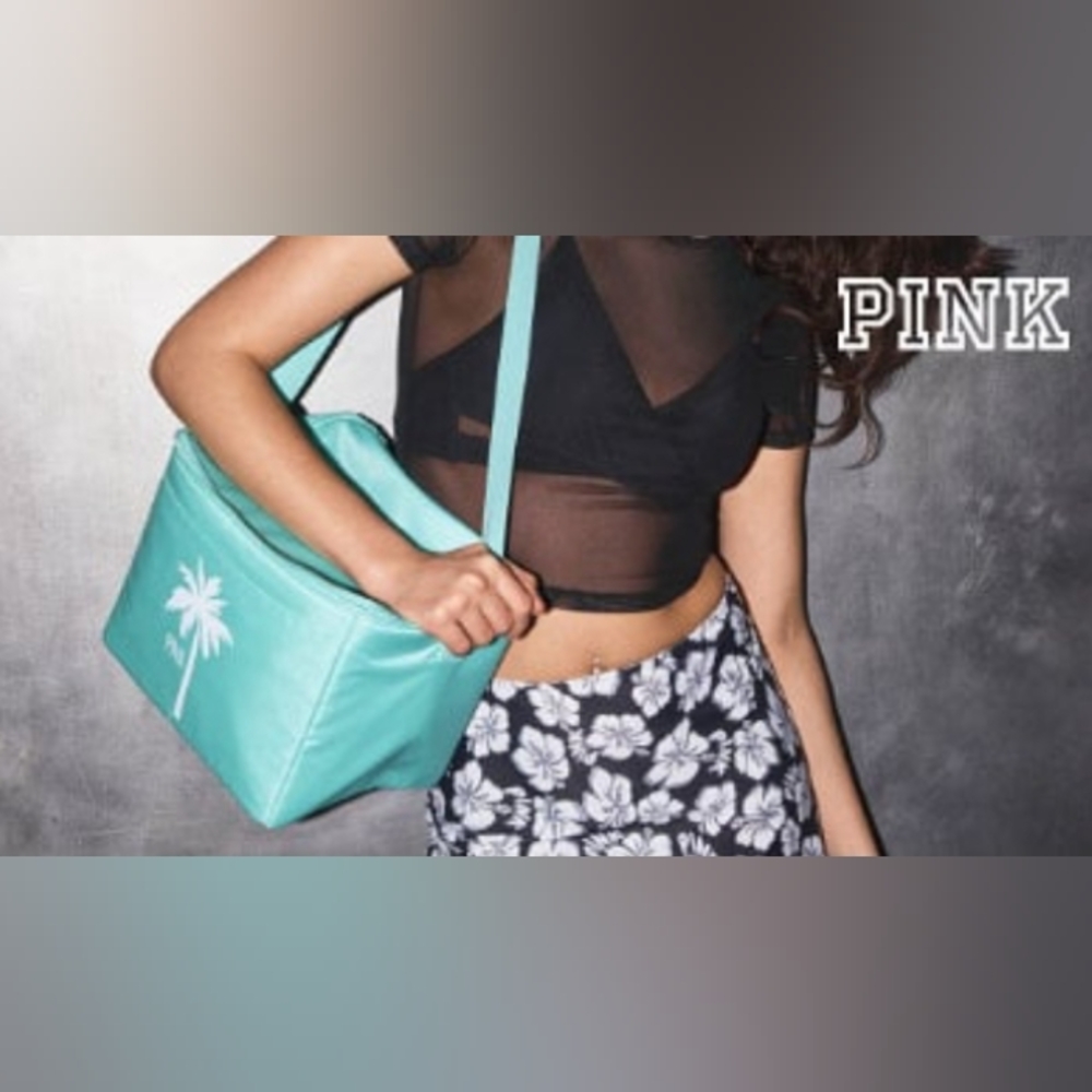 PINK VS Soft Cooler Bag Blue NWT